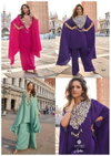 Avika By Sayuri French Crepe Silk Kurti With Bottom Wholesale Suppliers In Surat